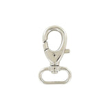 1" Shiny Nickel, Trigger Swivel Snap Hook, Zinc Alloy, #P-2652-NIC