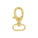 1" Shiny Gold, Trigger Swivel Snap Hook, Zinc Alloy, #P-2652-GOLD