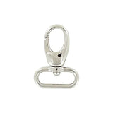 1" Shiny Nickel, Lever Swivel Snap Hook, Zinc Alloy, #P-2274-NP