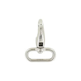 1" Shiny Nickel, Lever Swivel Snap Hook, Zinc Alloy, #P-2274-NP