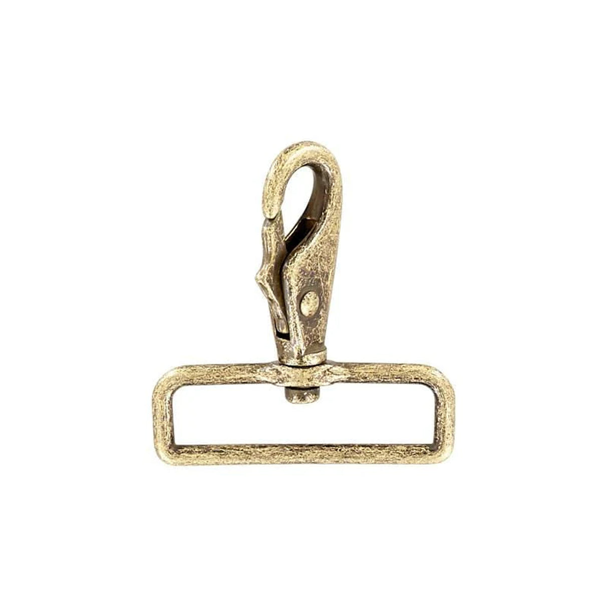 2" Antique Brass, Lever Swivel Snap Hook, Zinc Alloy-PK4, #P-2027-ANTB