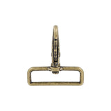 2" Antique Brass, Lever Swivel Snap Hook, Zinc Alloy-PK4, #P-2027-ANTB