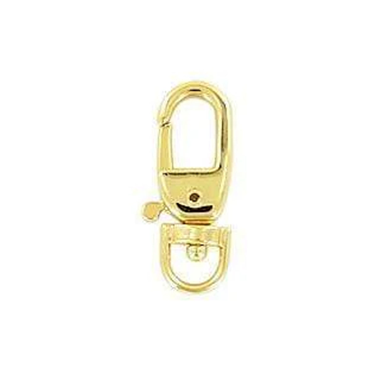 3/16" Shiny Gold, Trigger Swivel Snap Hook, Zinc Alloy-PK5, #P-2573-GOLD