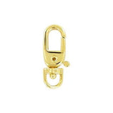 3/16" Shiny Gold, Trigger Swivel Snap Hook, Zinc Alloy-PK5, #P-2573-GOLD