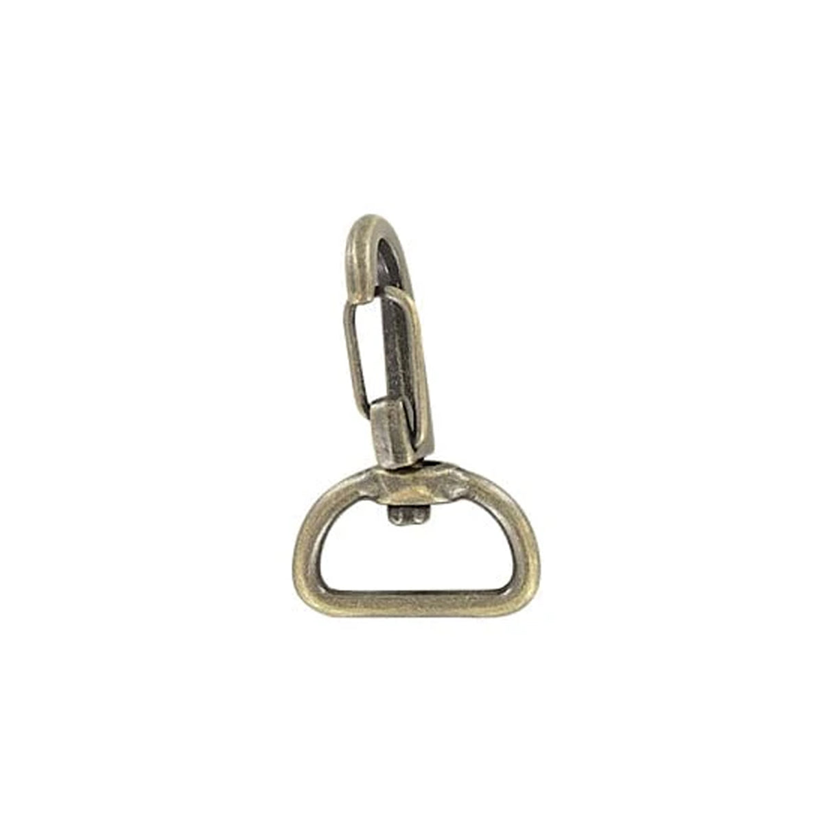 3/4" Antique Brass, Lever Swivel Snap Hook, Zinc Alloy, #P-2201-ANTB