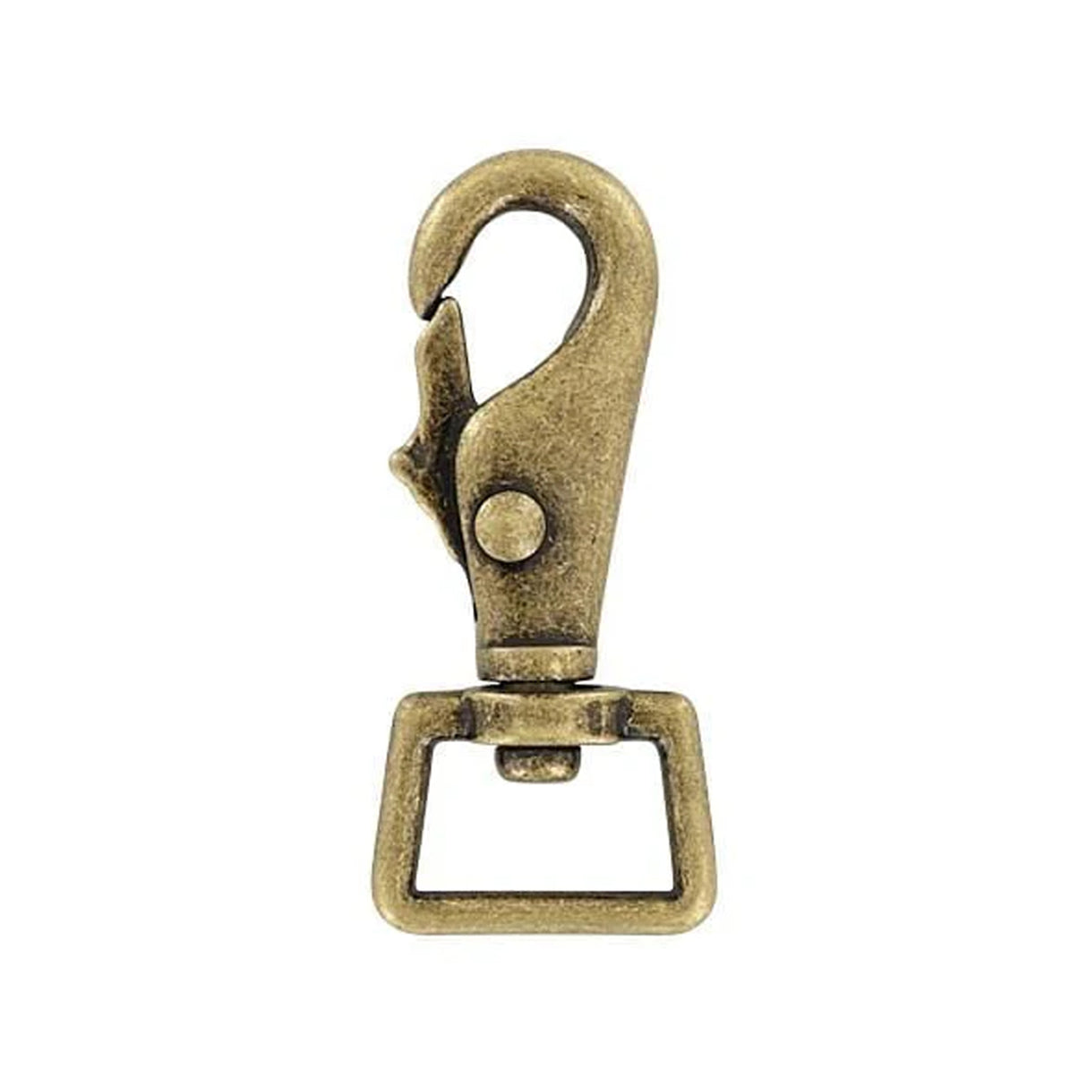 3/4" Antique Brass, Lever Swivel Snap Hook, Zinc Alloy, #P-3181-ANTB