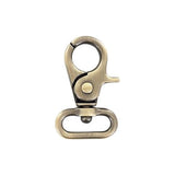 3/4" Antique Brass, Trigger Swivel Snap Hook, Zinc Alloy, #P-2583-ANTB