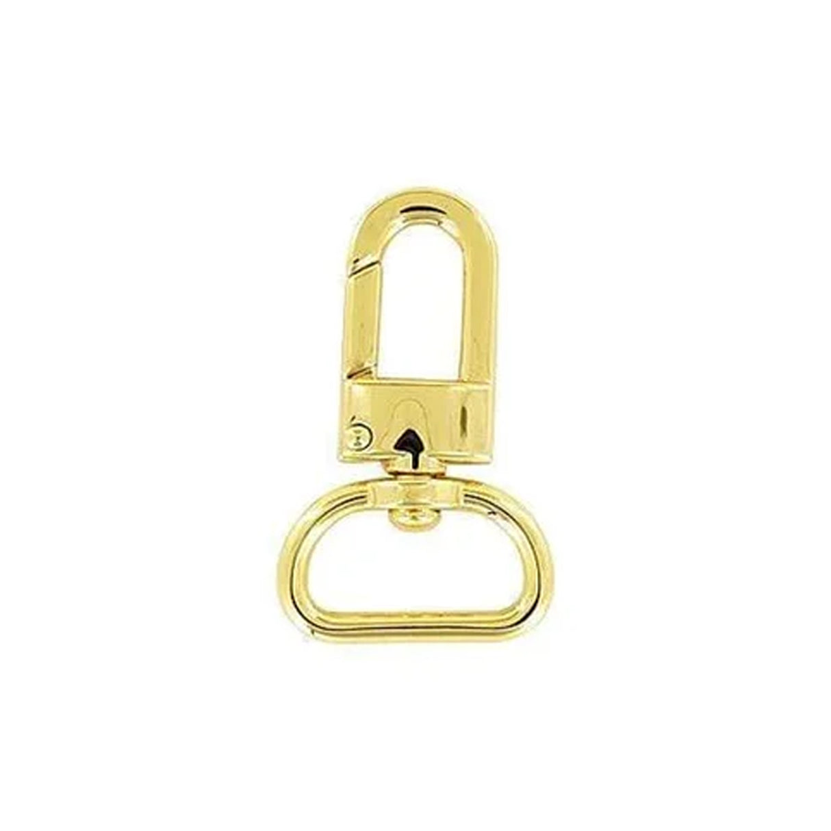 3/4" Shiny Gold, Lever Swivel Snap Hook, Zinc Alloy, #P-2766-GOLD