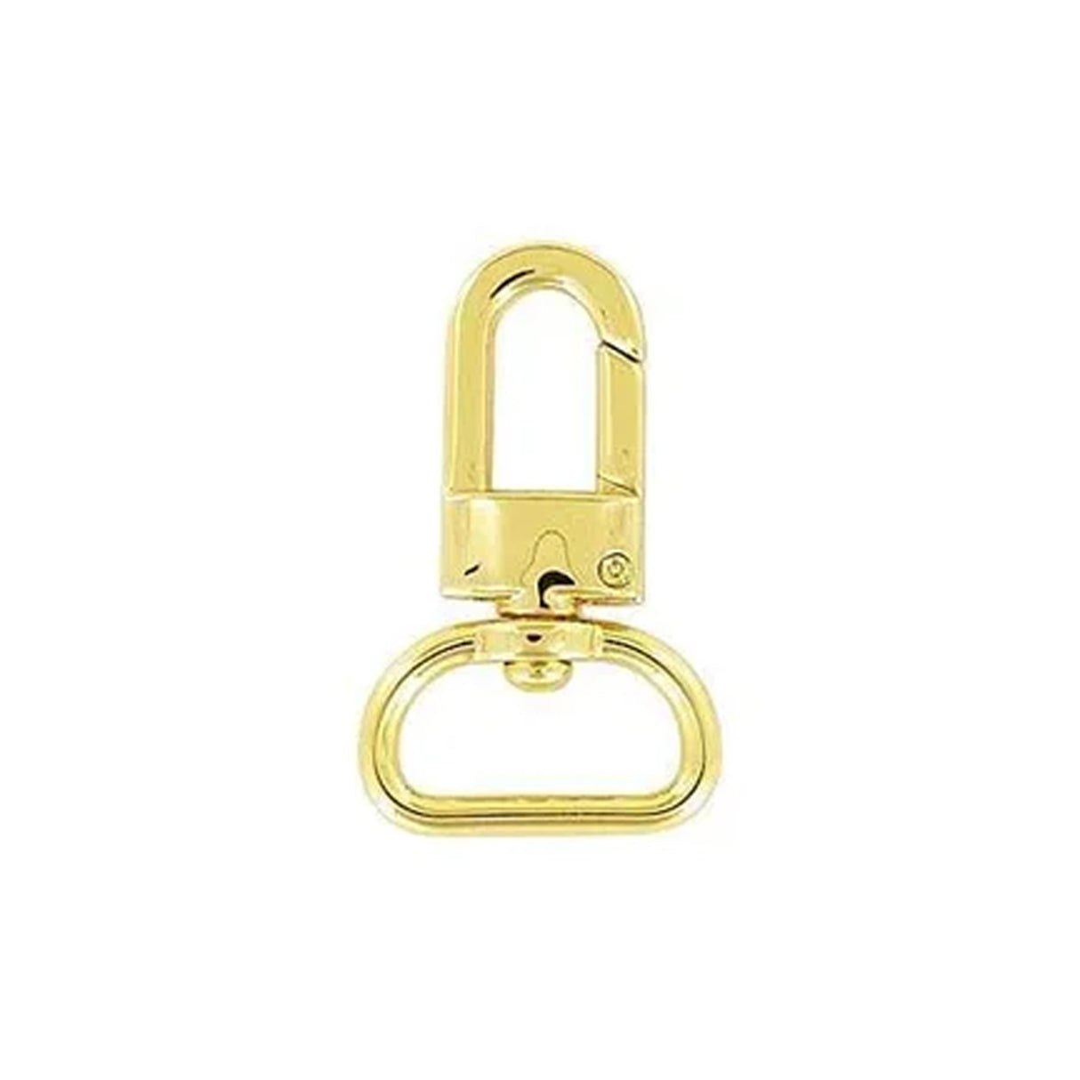 3/4" Shiny Gold, Lever Swivel Snap Hook, Zinc Alloy, #P-2766-GOLD