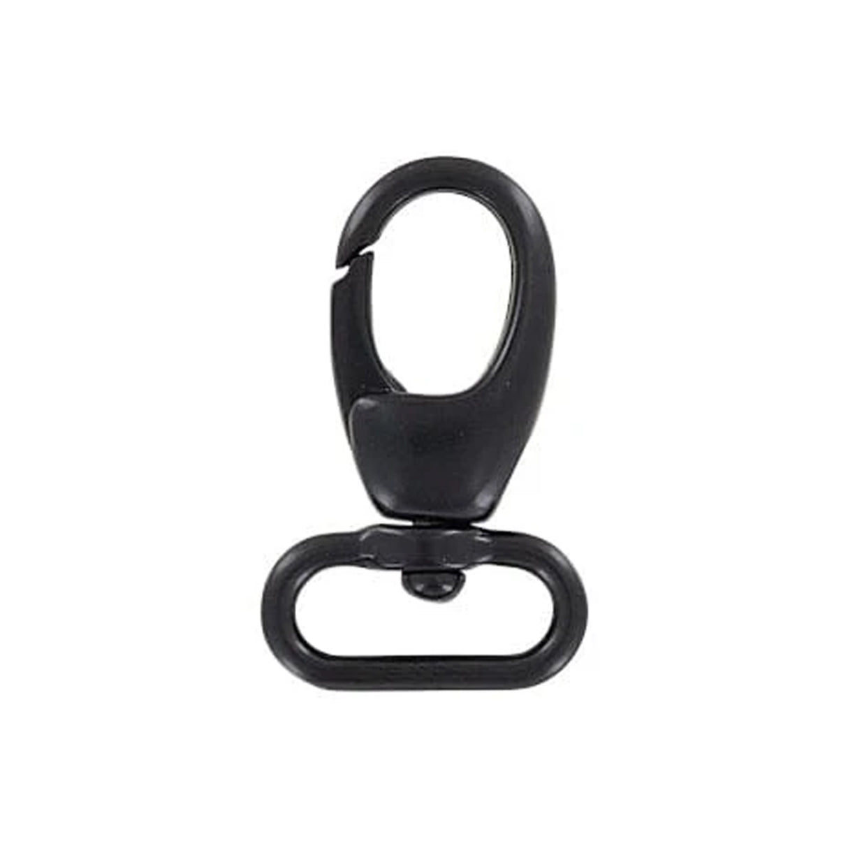 3/4" Matte Black, Lever Swivel Snap Hook, Zinc Alloy-PK4, #P-2273-BLK