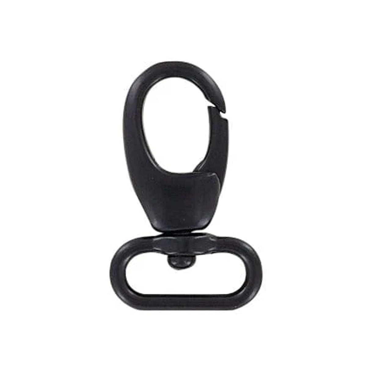 3/4" Matte Black, Lever Swivel Snap Hook, Zinc Alloy-PK4, #P-2273-BLK