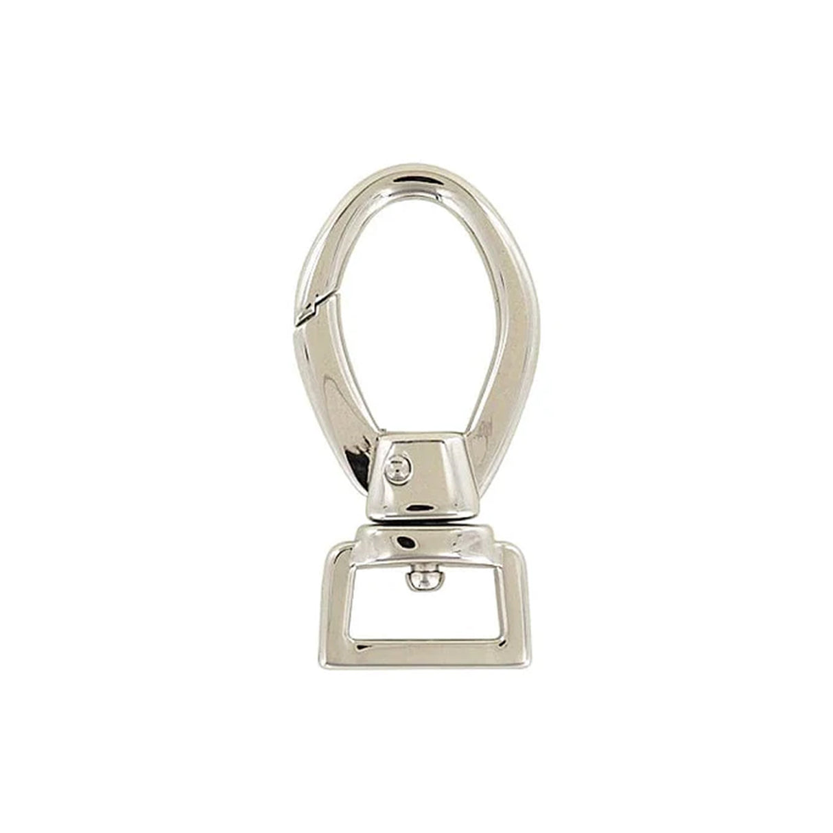 3/4" Nickel, Lever Swivel Snap Hook, Zinc Alloy, #P-2609-NIC