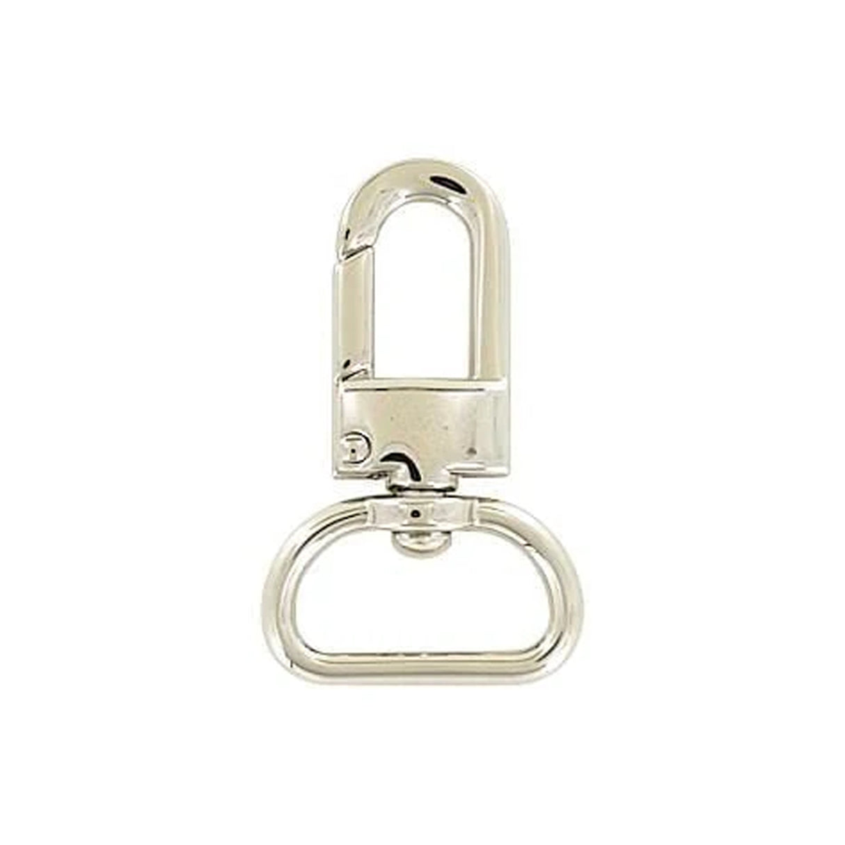 3/4" Shiny Nickel, Lever Swivel Snap Hook, Zinc Alloy, #P-2766-NIC