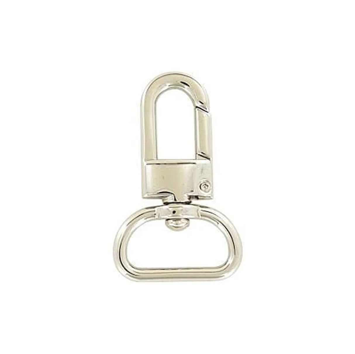 3/4" Shiny Nickel, Lever Swivel Snap Hook, Zinc Alloy, #P-2766-NIC