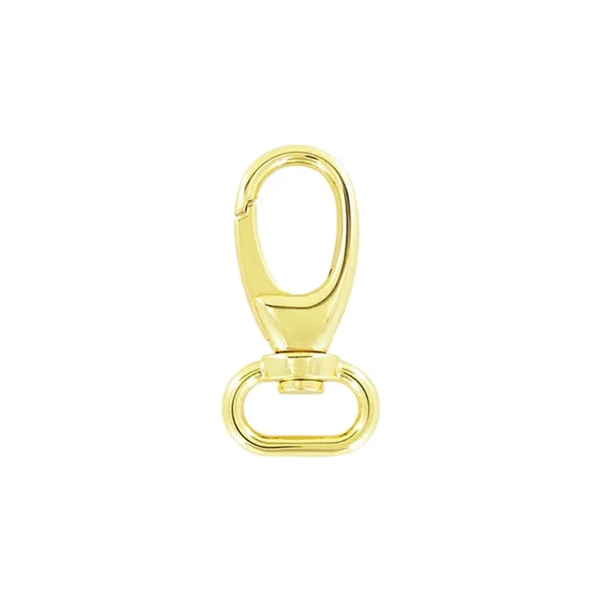 3/4" Shiny Gold, Lever Swivel Snap Hook, Zinc Alloy, #P-2275-GOLD