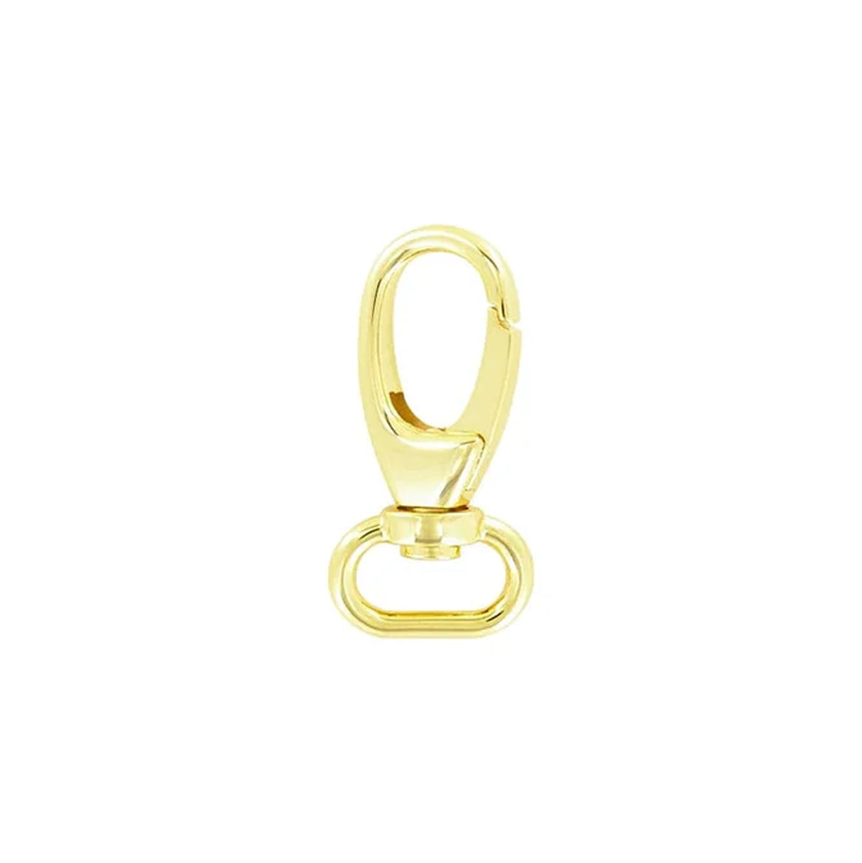 3/4" Shiny Gold, Lever Swivel Snap Hook, Zinc Alloy, #P-2275-GOLD