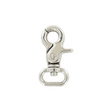 3/4" Shiny Nickel, Trigger Swivel Snap Hook, Zinc Alloy, #P-3130-NIC