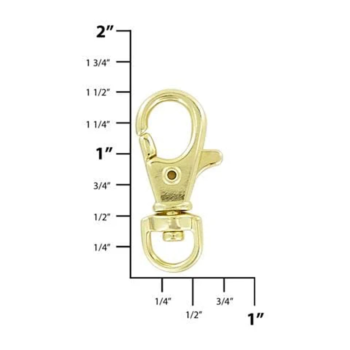 5/16" Brass, Trigger Swivel Snap Hook, Zinc Alloy, #P-2207-BP