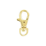 5/16" Gold, Trigger Swivel Snap Hook, Zinc Alloy, #P-2207-GOLD