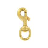 5/8" Brass, Swivel Snap Hook, Solid Brass, #P-1440