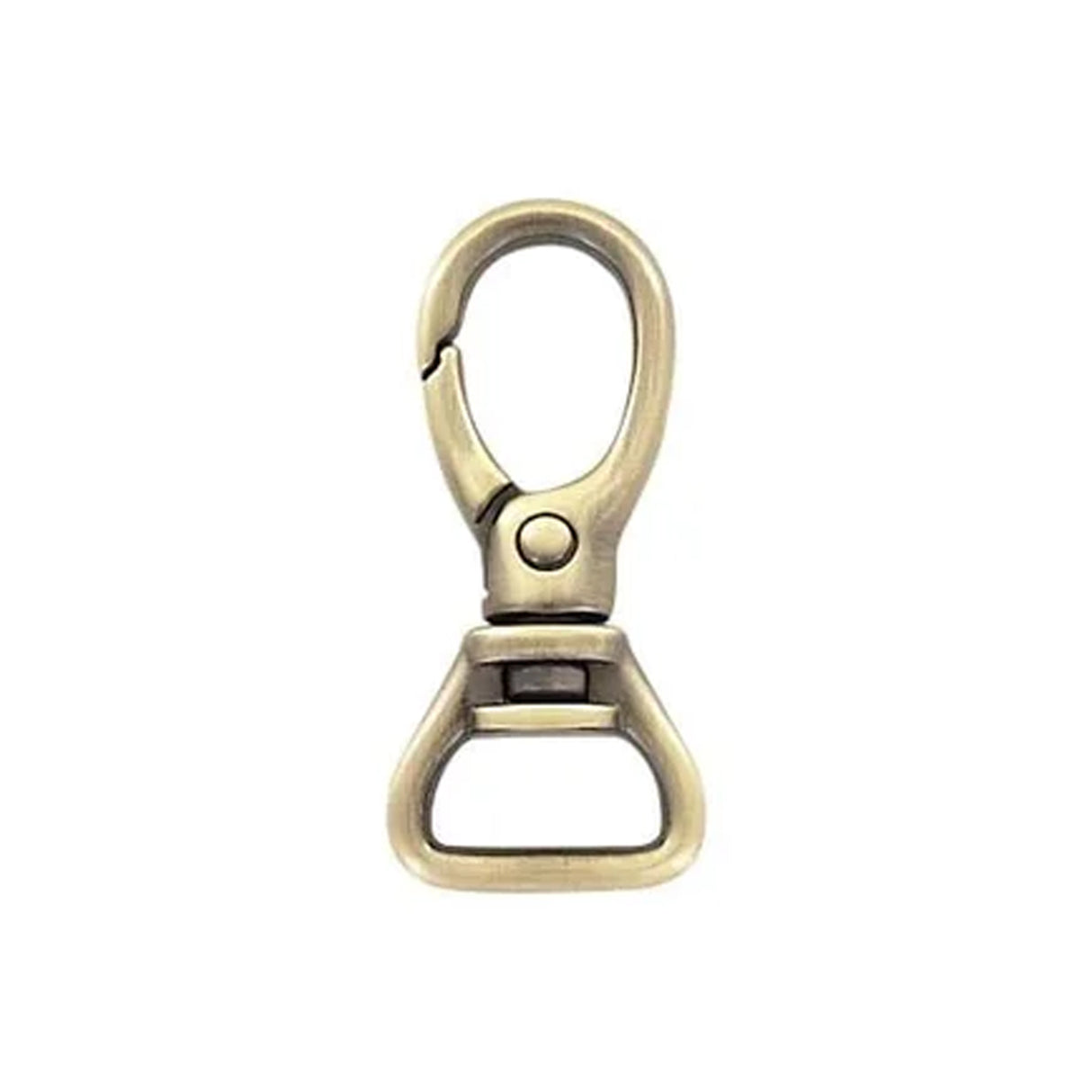 5/8" Brushed Antique Brass, Lever Swivel Snap Hook, Zinc Alloy, #P-2801-ANTB