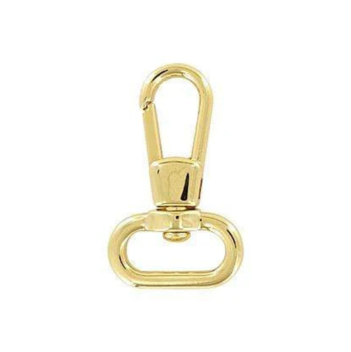 5/8" Shiny Gold, Lever Swivel Snap Hook, Zinc Alloy-5pk, #P-2011-GOLD