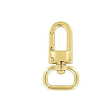 5/8" Shiny Gold, Lever Swivel Snap Hook, Zinc Alloy, #P-2764-GOLD