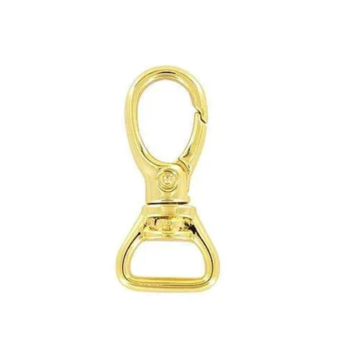 5/8" Shiny Gold, Lever Swivel Snap Hook, Zinc Alloy, #P-2801-GOLD