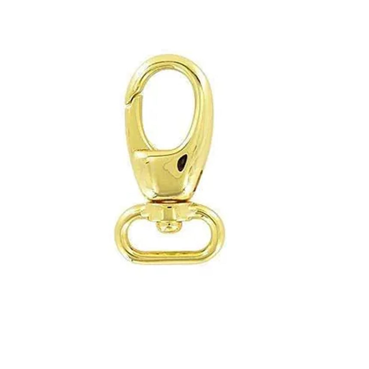 5/8" Shiny Gold, Lever Swivel Snap Hook, Zinc Alloy, #P-2802-GOLD