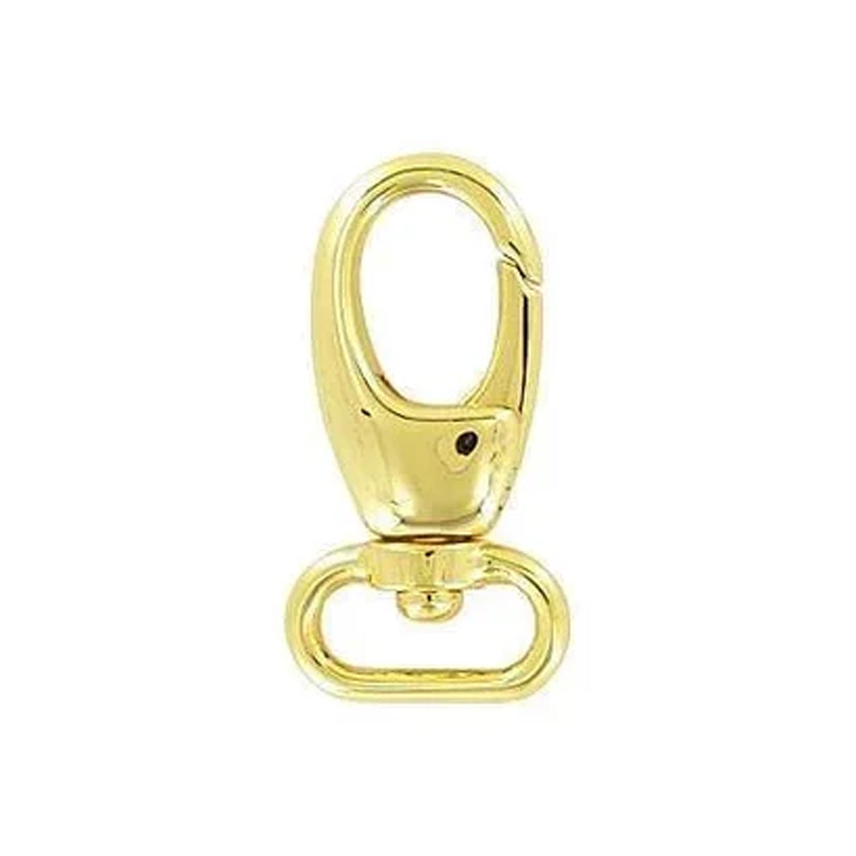 5/8" Shiny Gold, Lever Swivel Snap Hook, Zinc Alloy, #P-2802-GOLD