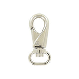 5/8" Nickel, Lever Swivel Snap Hook, Zinc Alloy, #P-2242-NIC