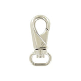 5/8" Nickel, Lever Swivel Snap Hook, Zinc Alloy, #P-2242-NIC