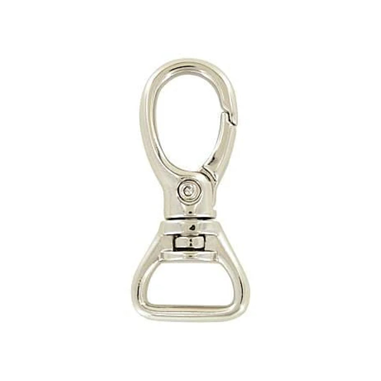 5/8" Shiny Nickel, Lever Swivel Snap Hook, Zinc Alloy, #P-2801-NIC