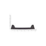 1 5/8" Black, Bottom Stud, Plastic, #L-2035