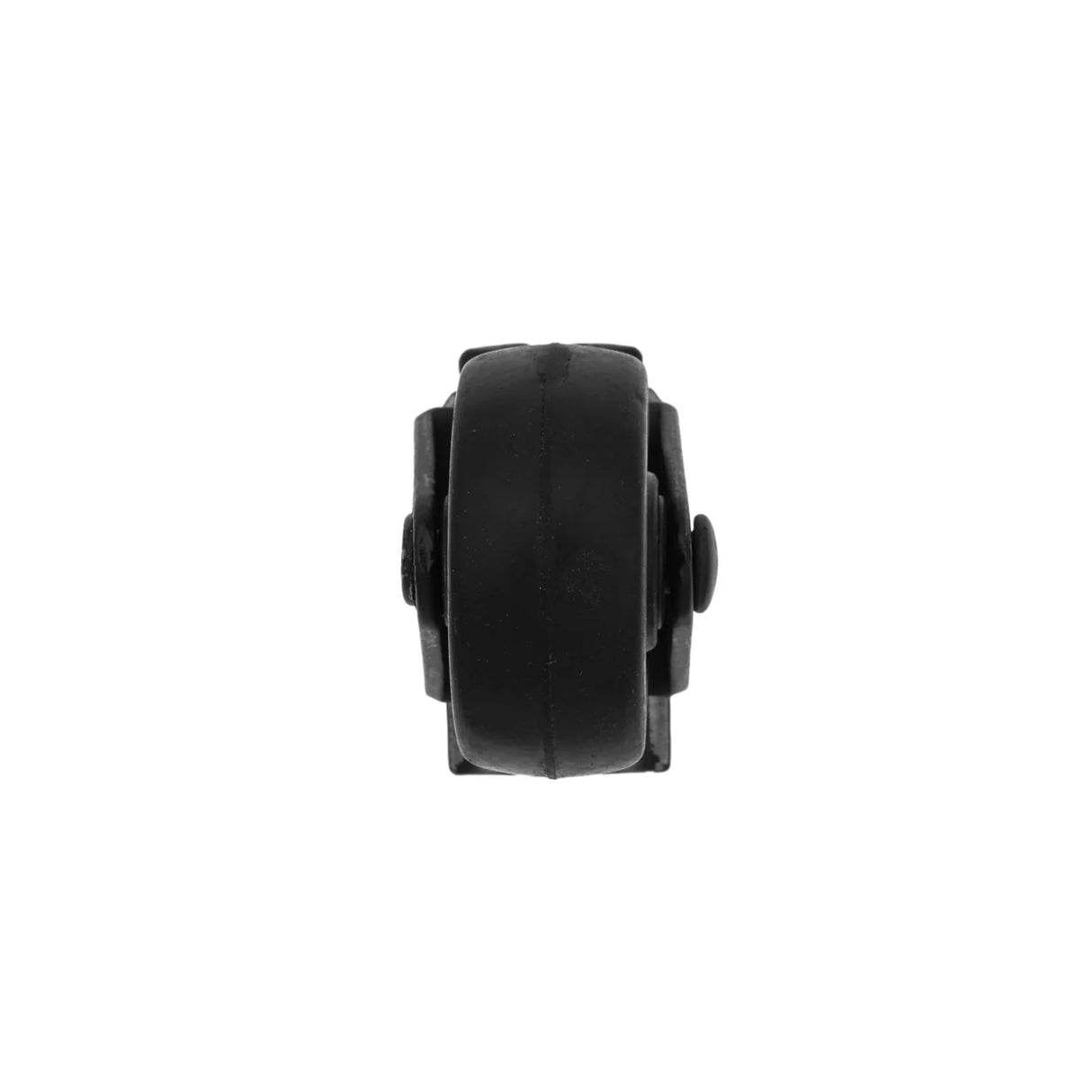 2" Black, Rigid Wheel, Steel, #L-1920-BLK