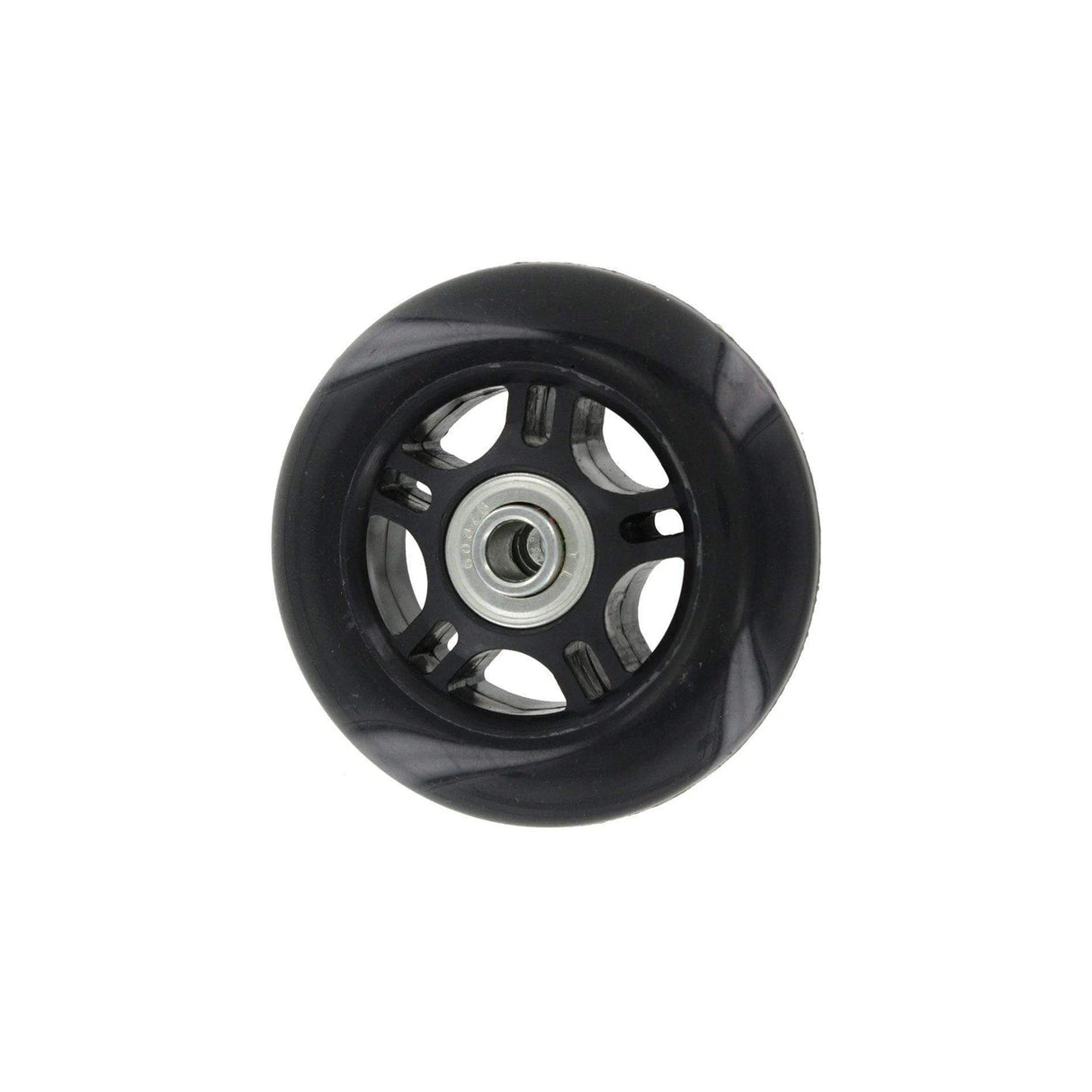 80mm Black, Ball Bearing Inline Skate Wheel, Plastic, #L-3805