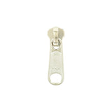 #5 Nickel, Metal, YKK Long Tab Semi-Swivel Zipper Slider, Zinc Alloy, #5M-4-NP