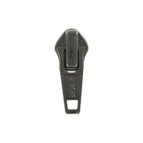 #5 Shiny Black, Coil, YKK Short Tab Auto Lock Zipper Slider, Zinc Alloy, #5CN-3-BLK