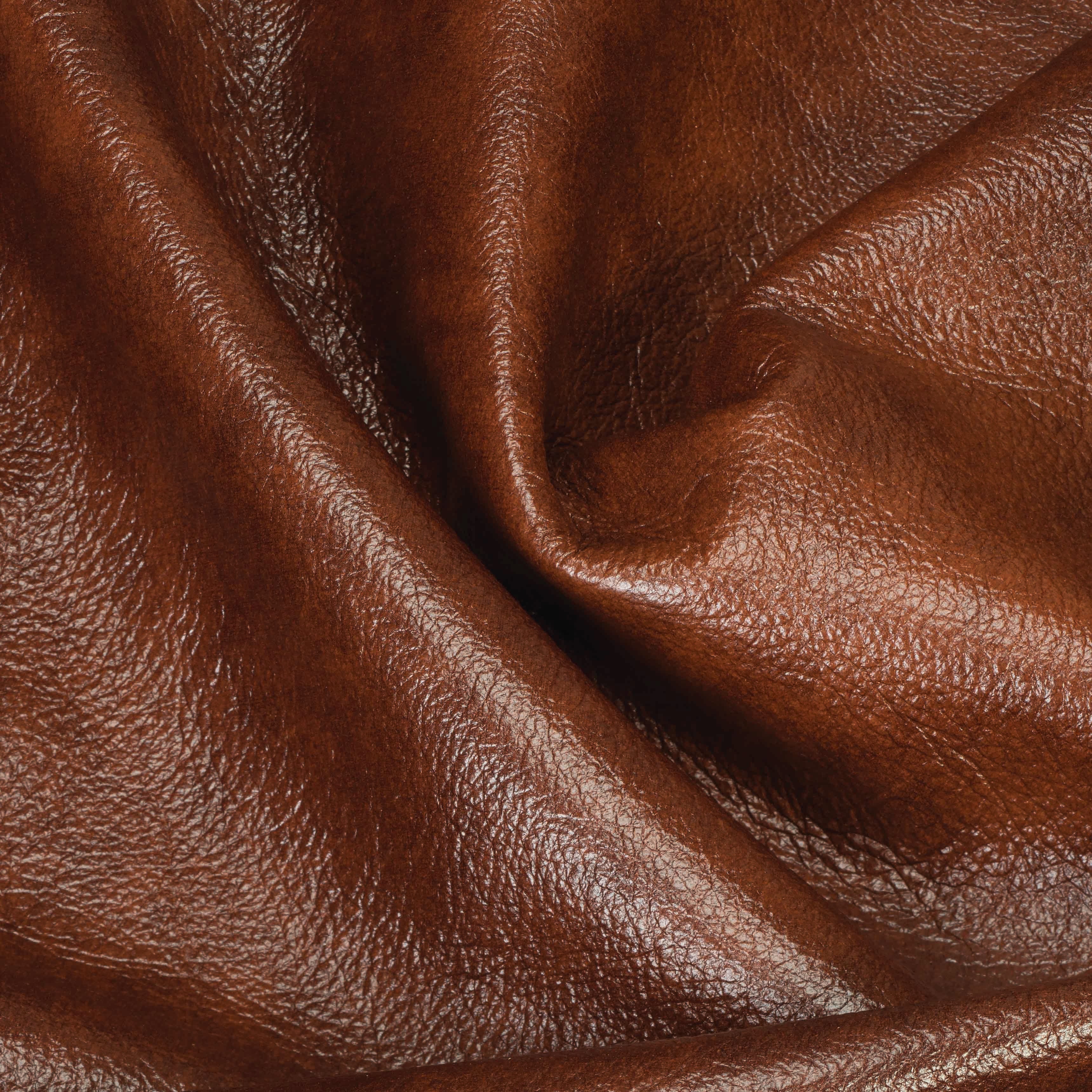Caramel 100% Genuine Leather From Italy by the Hide R9103 - KOVI