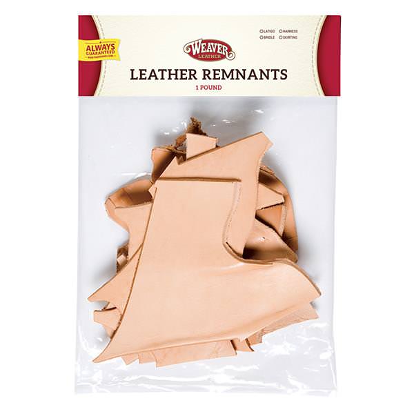 Weaver Leather - Leather Remnant Bag, Skirting Leather, Natural