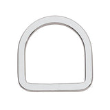 F-102-SS Flat Saddle D-Ring, Stainless Steel, 3-1/2"