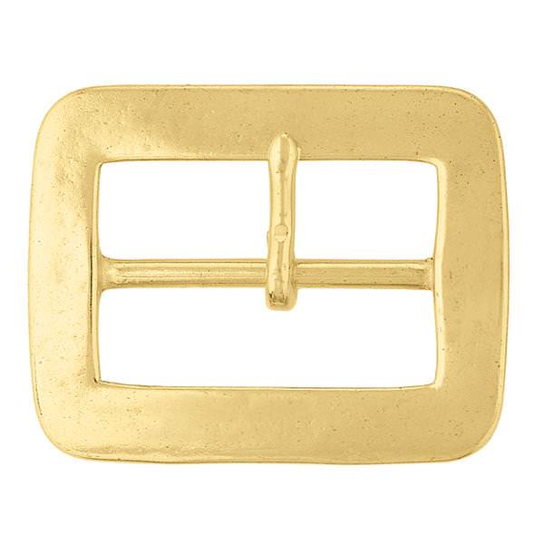 2 1/2 inch Reenactment Buckle Solid Brass - I1 - Leathersmith