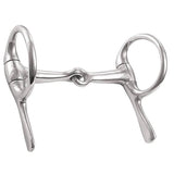 Snaffle Half Cheek Driving Bit, Stainless Steel, 4"