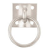 #52 Tie Ring Plate Zinc Plated, 1-3/4" x 1-7/8"