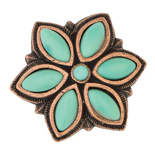 Stone Toll - Copper and Turquoise Necklace - Paparazzi Accessories