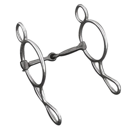 Gag Bit, 5-1/2" Sweet Iron Snaffle Mouth