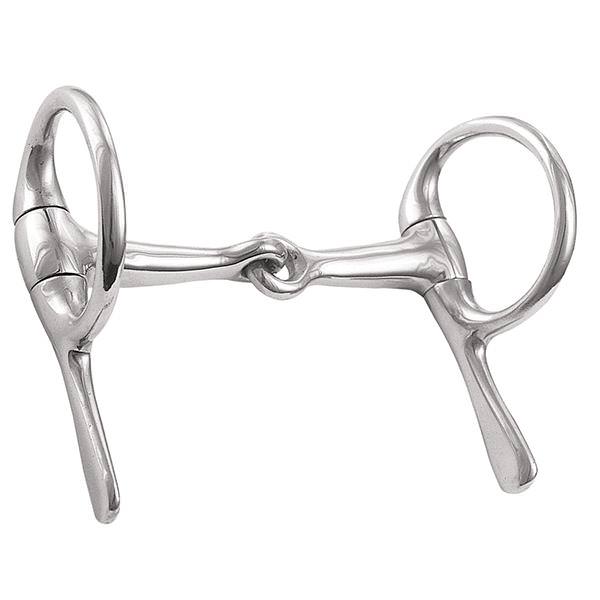 Snaffle Half Cheek Driving Bit, Stainless Steel, 5"