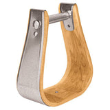 Wooden Stirrups, Overshoe Visalia, 2" Tread