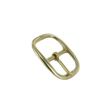 1 1/2" Brass, Center Bar Buckle, Solid Brass, #C-1346-SB