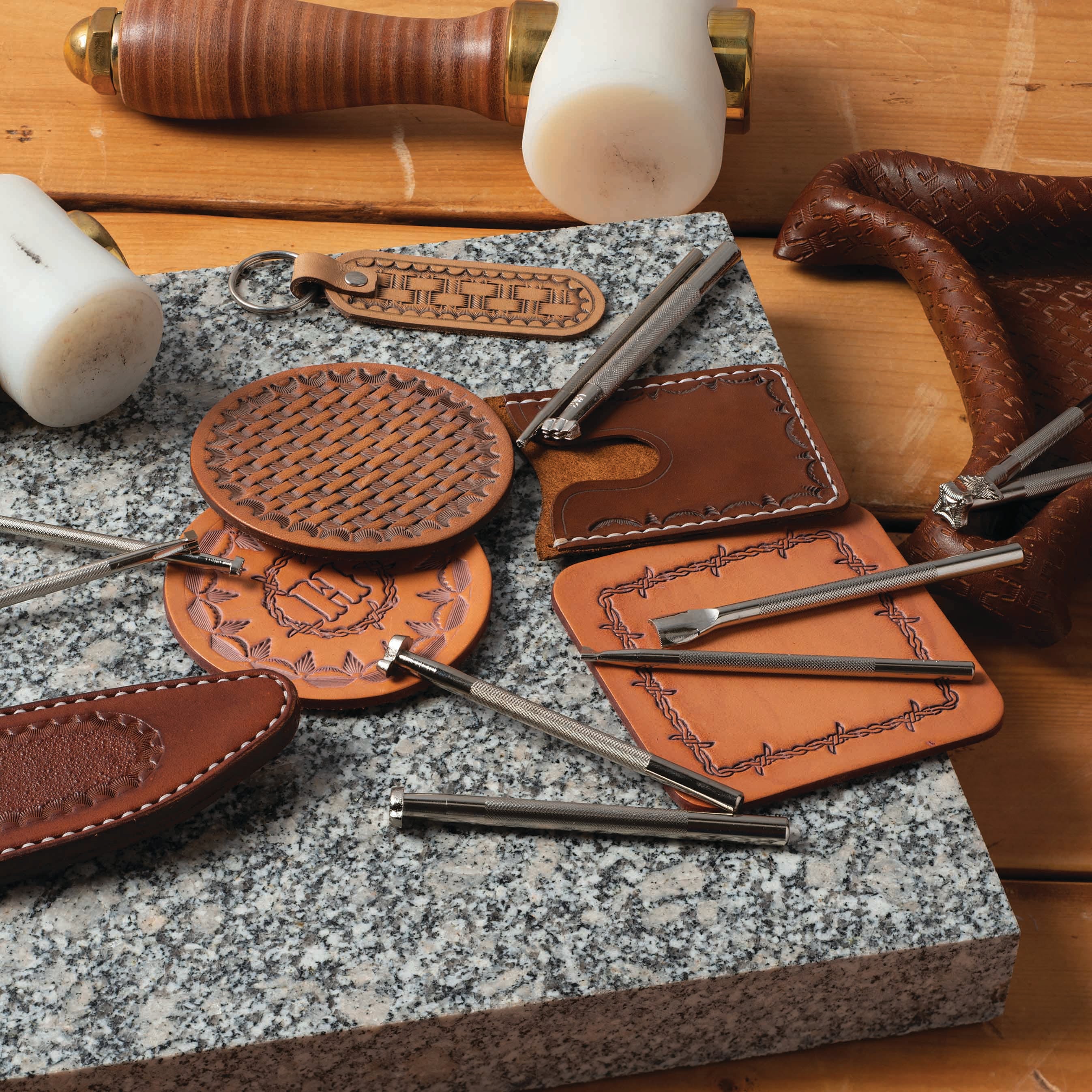 Tooling leather deals